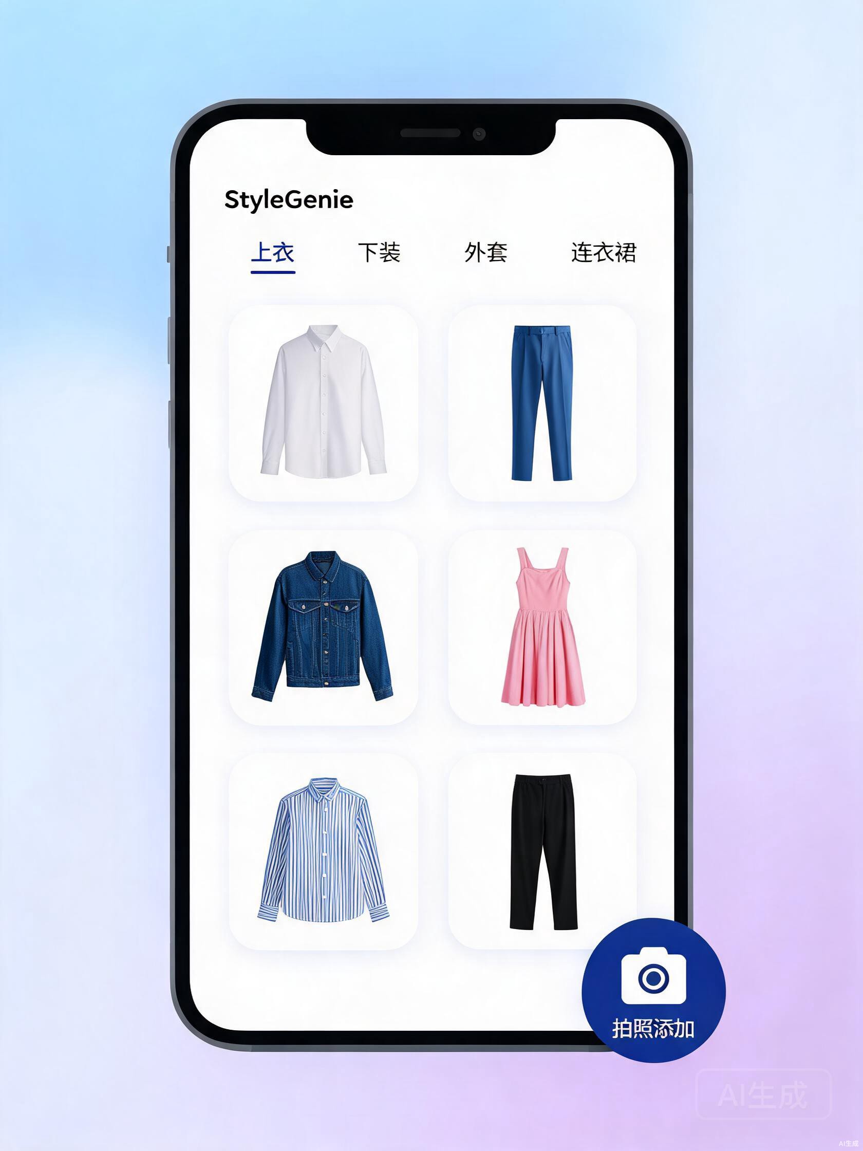 共享衣橱界面